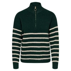 Pull à rayures tokyo fermeture semi-zippée Femme ONLY