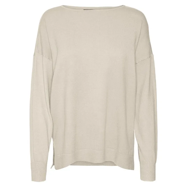 Pull col bateau maille fine Femme VERO MODA
