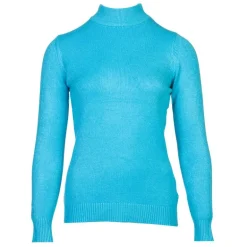 Pull col cheminée cachemire et laine mélangé Femme BELLE FEMME