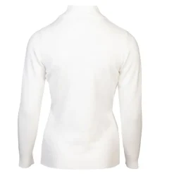 Pull col cheminée cachemire et laine mélangé Femme BELLE FEMME