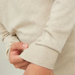 Pull col haut zippé tissu crocheté souple coton Homme JACK & JONES