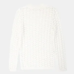 Pull col montant blanc miley maille fine Femme LA PETITE ETOILE
