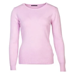 Pull col rond laine et cachemire Femme BELLE FEMME