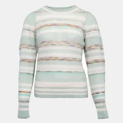 Pull col rond leo doux à rayures Femme ANTIK BATIK