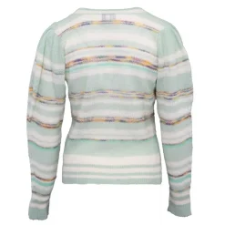 Pull col rond leo doux à rayures Femme ANTIK BATIK