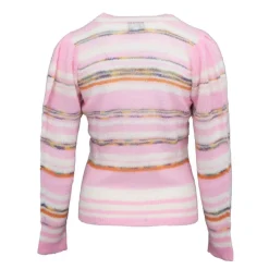 Pull col rond leo doux à rayures Femme ANTIK BATIK