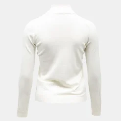 Pull col roulé avec grand logo fils métalisés Femme ROSSIGNOL