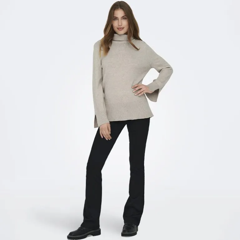 Pull col roulé Fia aux poignets côtelés Femme ONLY