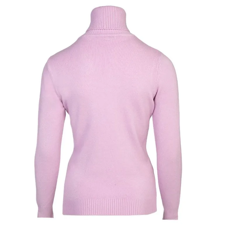 Pull col roulé laine et cachemire Femme BELLE FEMME