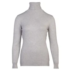 Pull col roulé laine et cachemire Femme BELLE FEMME