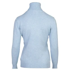 Pull col roulé laine et cachemire Femme BELLE FEMME