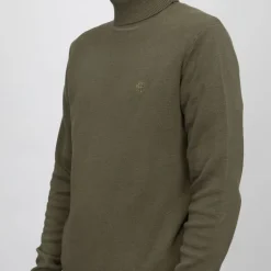 Pull col roulé maille fine couleur unie Homme BILL TORNADE