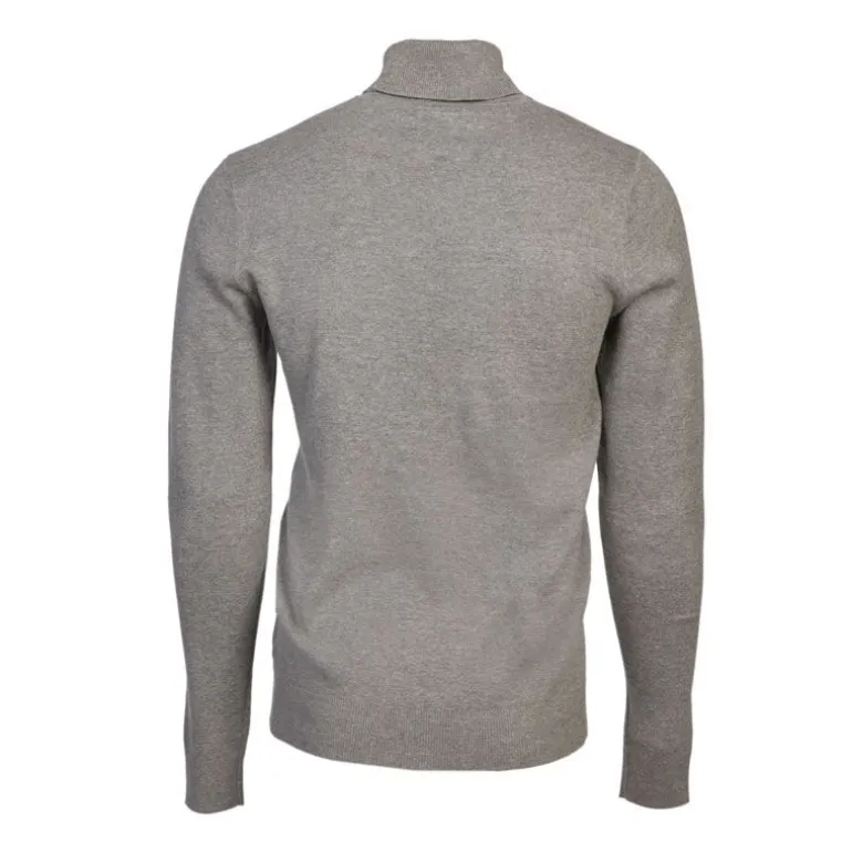 Pull col roulé maille fine couleur unie Homme BILL TORNADE