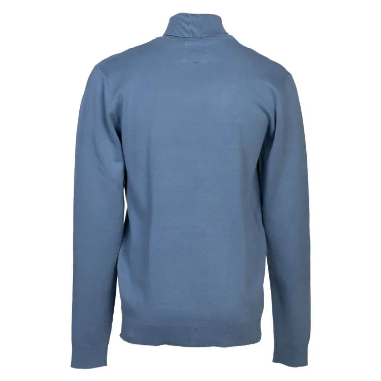 Pull col roulé maille fine couleur unie Homme BILL TORNADE