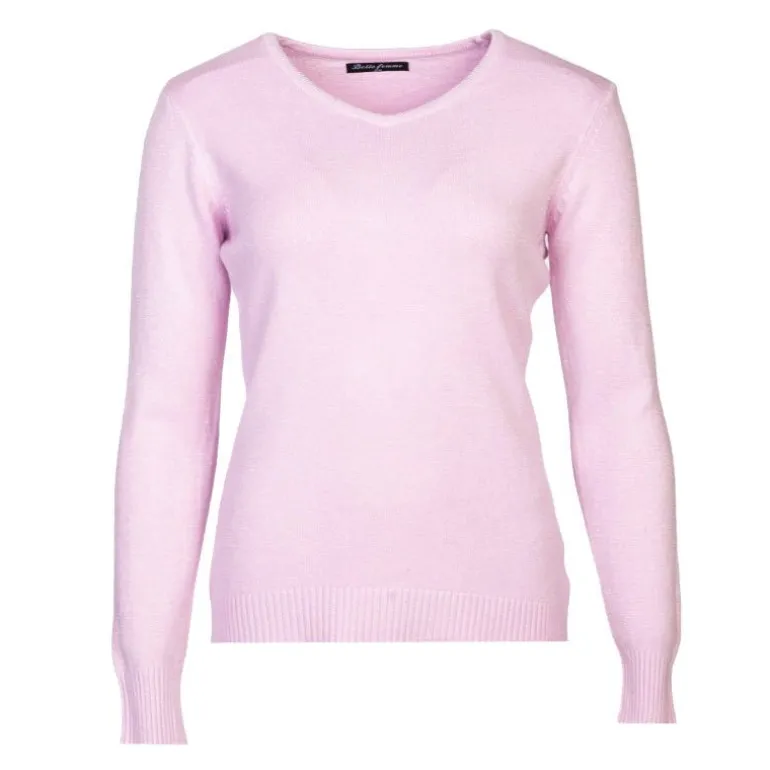 Pull col v laine et cachemire Femme BELLE FEMME