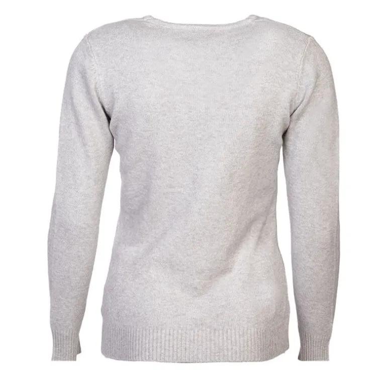 Pull col v laine et cachemire Femme BELLE FEMME
