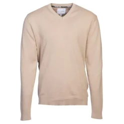 Pull col v maille fine manches longues Homme BILL TORNADE