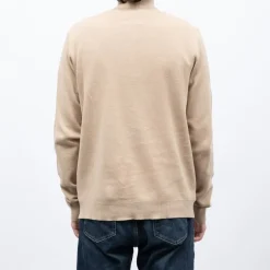 Pull col zippé coton ajusté Homme BILL TORNADE