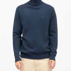 Pull coton col cheminé milano Homme BILL TORNADE