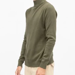 Pull coton col cheminé milano Homme BILL TORNADE