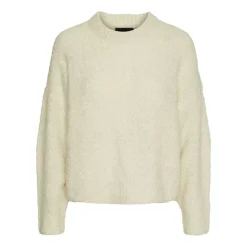 Pull couleur birch col rond Natherine Femme PIECES