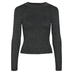 Pull Crista lurex brillant ajusté Femme PIECES