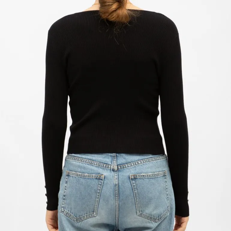 Pull décolleté V moza en maille fine Femme LA PETITE ETOILE