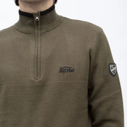 Pull demi zip col montant edmond Homme KAPORAL