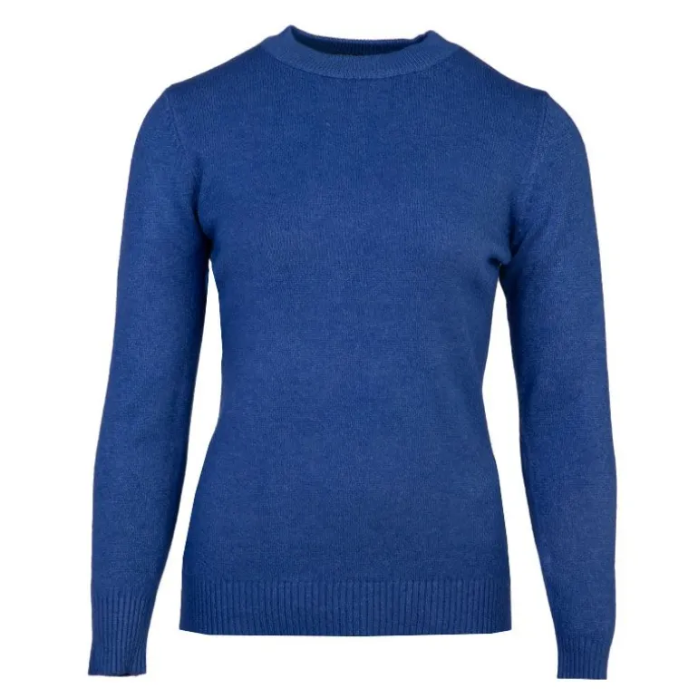 Pull en laine et cachemire col rond Femme BELLE FEMME