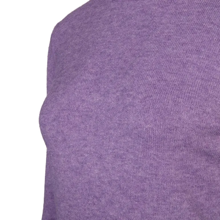 Pull en laine et cachemire col rond Femme BELLE FEMME