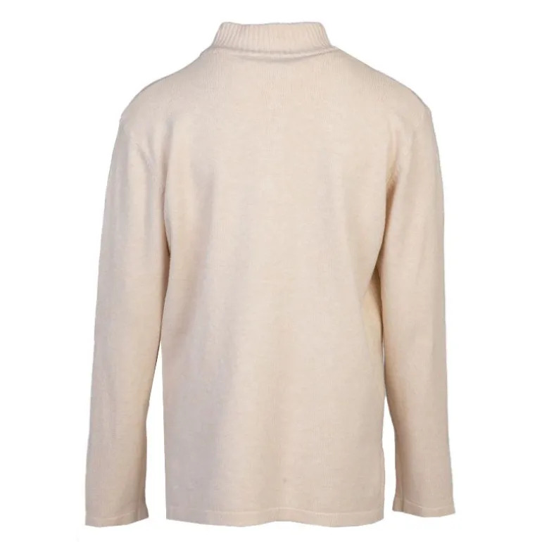 Pull en laine et cachemire col haut Femme BELLE FEMME