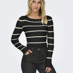 Pull en maille à rayure Femme ONLY