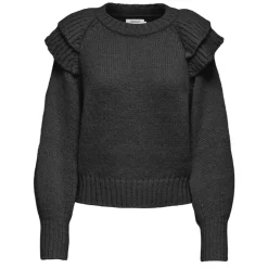 Pull en maille col rond à manches longues Alicia Femme ONLY