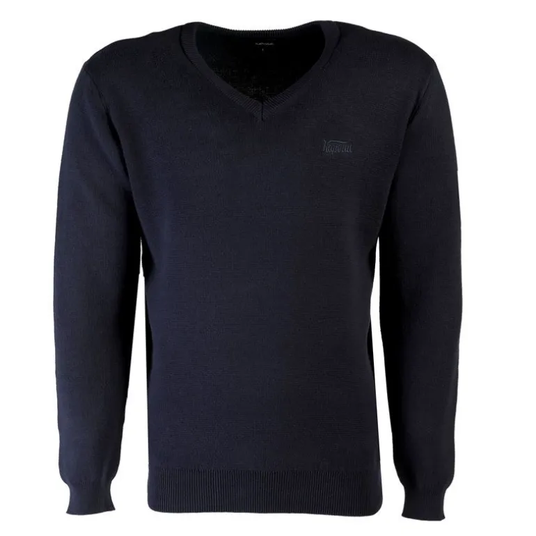 Pull en maille fine col v gerlando Homme KAPORAL