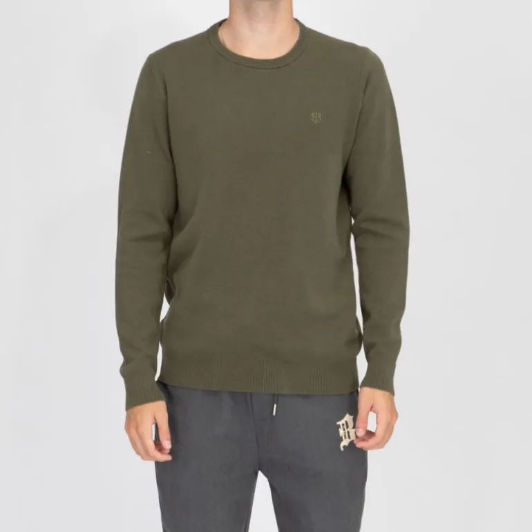 Pull fin col rond milano manches longues Homme BILL TORNADE