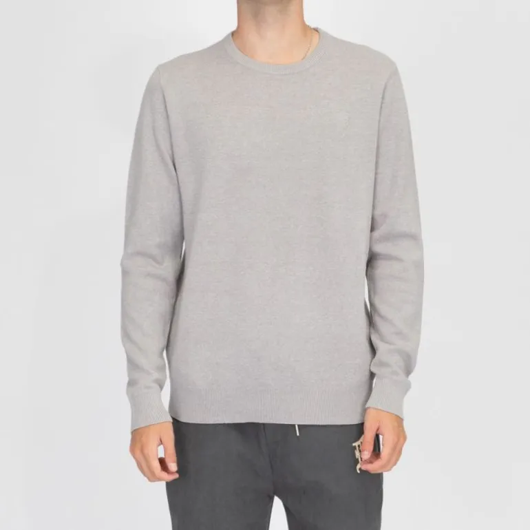Pull fin col rond milano manches longues Homme BILL TORNADE