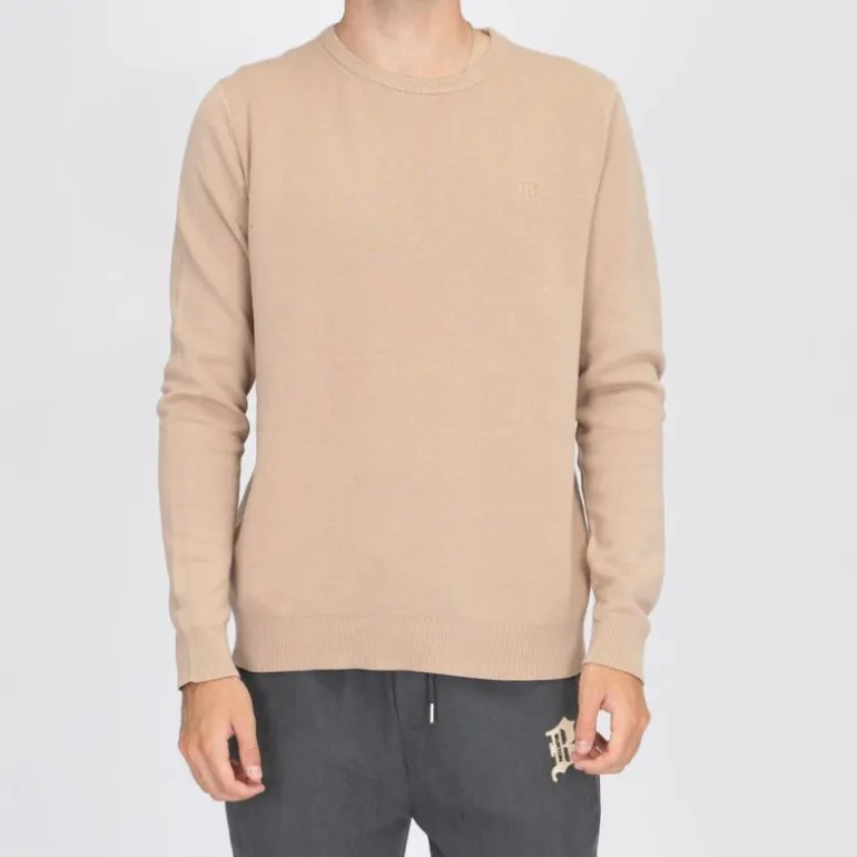 Pull fin col rond milano manches longues Homme BILL TORNADE