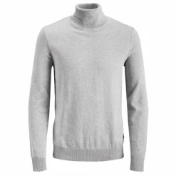 Pull fin col roulé coton mélangé Homme JACK & JONES