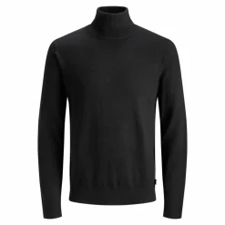 Pull fin col roulé coton mélangé Homme JACK & JONES