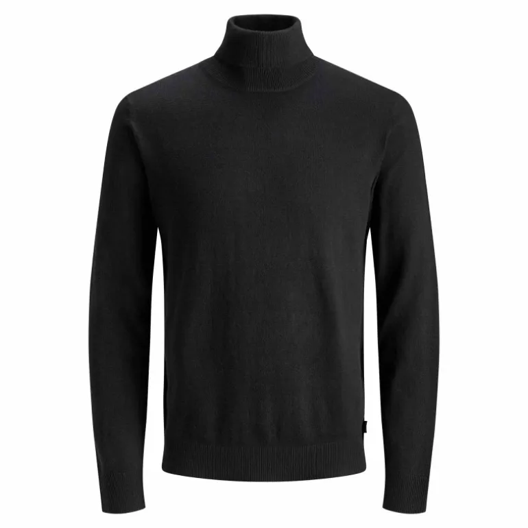 Pull fin col roulé coton mélangé Homme JACK & JONES