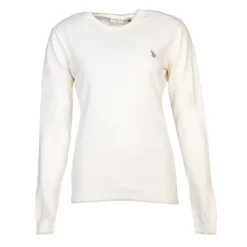 Pull fin en coton et cachemire Femme US POLO