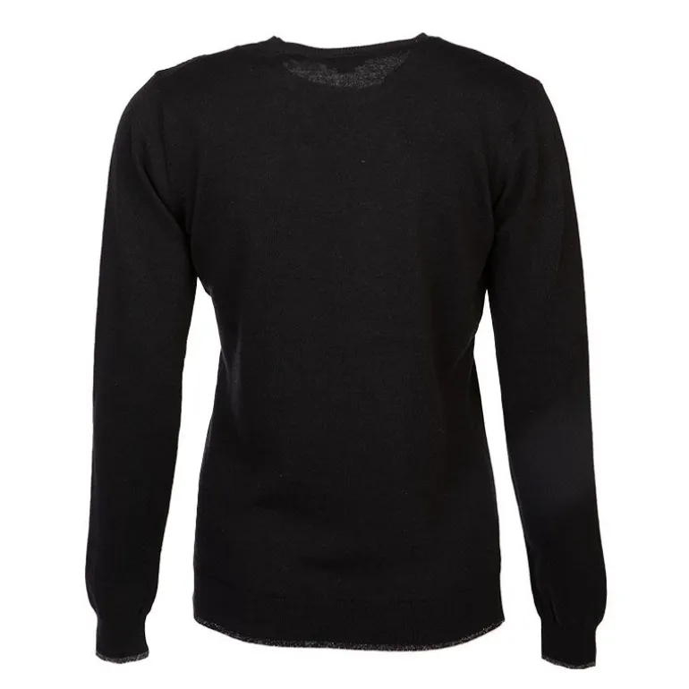 Pull fin en coton et cachemire Femme US POLO