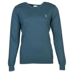 Pull fin en coton et cachemire Femme US POLO