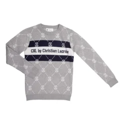 Pull imprimé carreaux avec rayures colorées Garçon CXL BY CHRISTIAN LACROIX