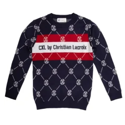 Pull imprimé carreaux avec rayures colorées Garçon CXL BY CHRISTIAN LACROIX
