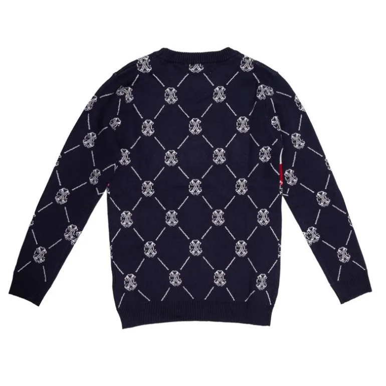 Pull imprimé carreaux avec rayures colorées Garçon CXL BY CHRISTIAN LACROIX