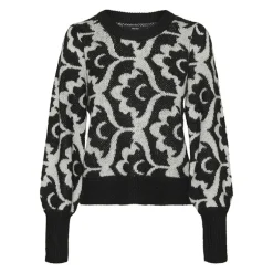 Pull jacquard Tari birch imprimé fleurs Femme VERO MODA