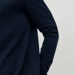 Pull maille coton col rond tissu tricoté Homme JACK & JONES