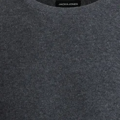 Pull maille coton col rond tissu tricoté Homme JACK & JONES