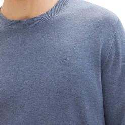 Pull maille fine col rond Homme TOM TAILOR